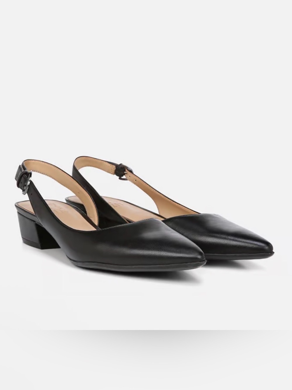NATURALIZER BANKS POINTED TOE FLAT size 9,5